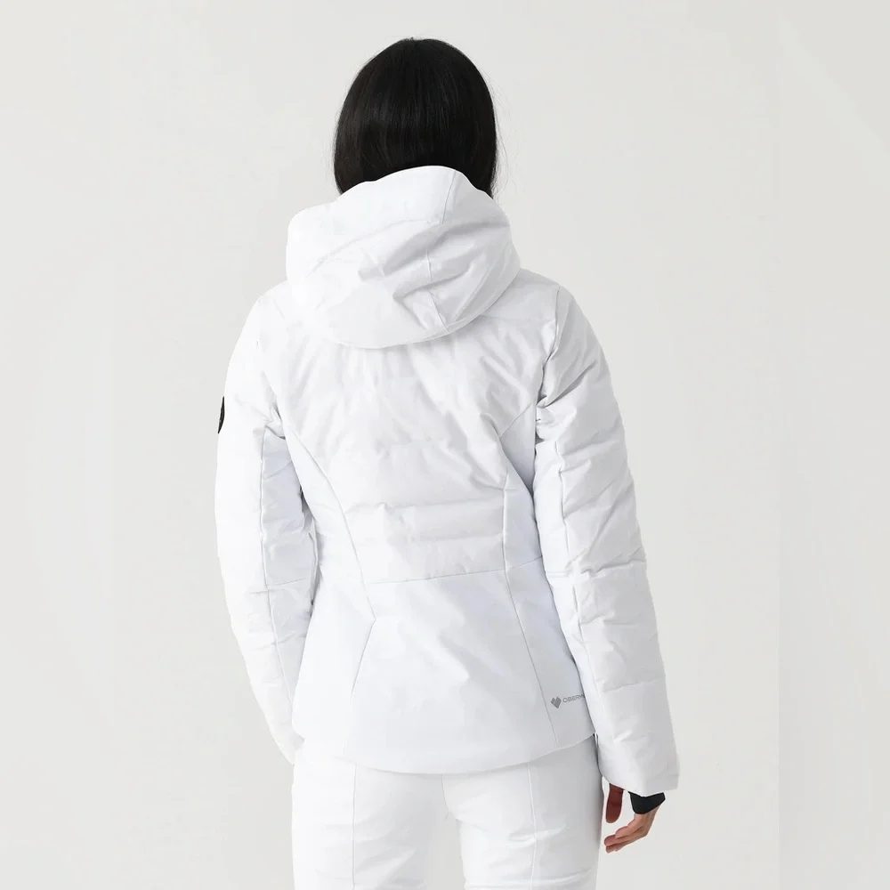 NWTs Obermeyer Cosima Down Ski Jacket. White. Sz. 12 - Picture 14 of 16